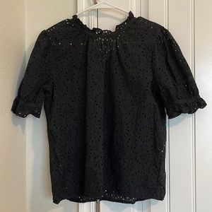 MADEWELL eyelet blouse